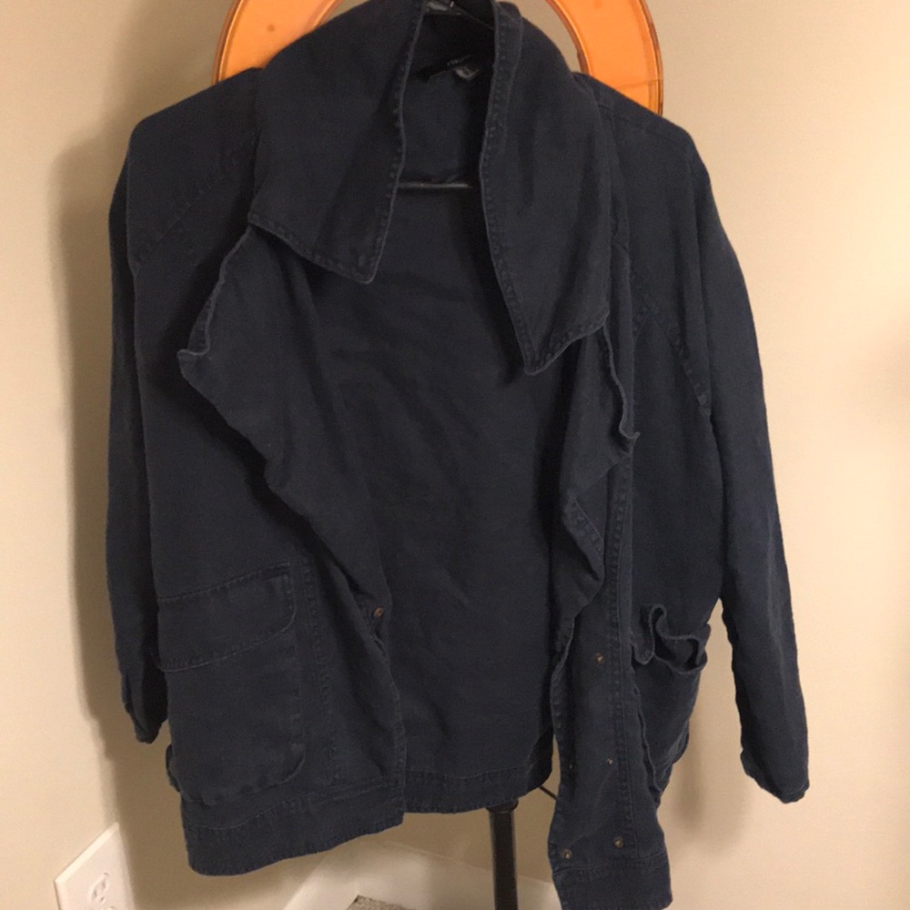 Casual navy cardigan